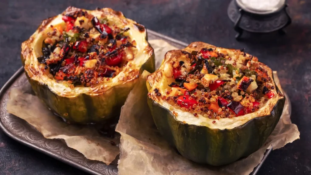 Festive Stuffed Acorn Squash
